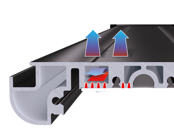 Akwarium Juwel Rio 290 czarne HeliaLux Spectrum (2x belka)