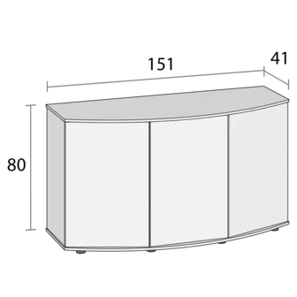 Szafka Juwel SBX Vision 450 jasne drewno (dąb)