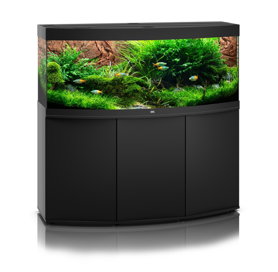 Juwel Vision 450 LED czarne akwarium z szafką