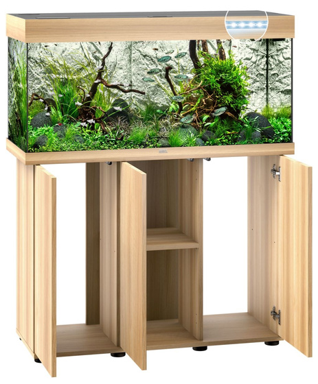 Akwarium Juwel Rio 180 jasne drewno (dąb) HeliaLux Spectrum