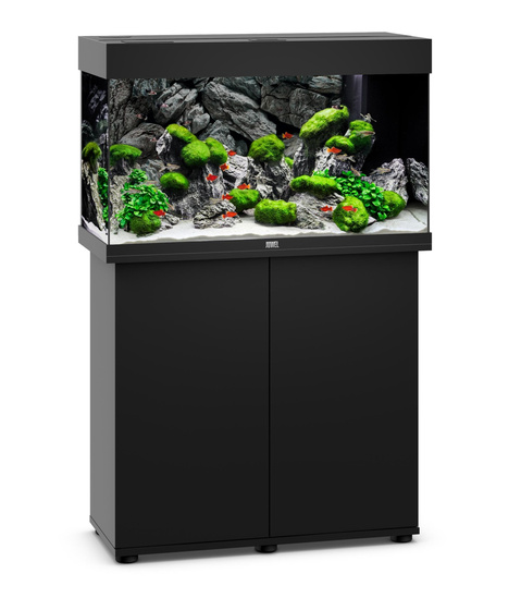 Akwarium Juwel Rio 125 czarne HeliaLux Spectrum