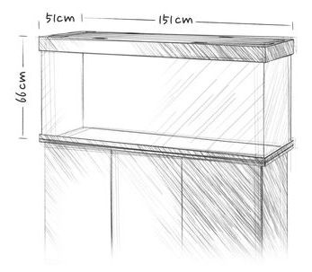 Juwel Rio 450 jasne drewno HeliaLux Spectrum (2x belka) akwarium z szafką