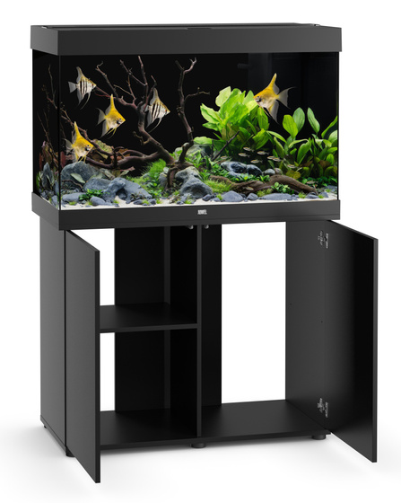 Akwarium Juwel Rio 290 czarne HeliaLux Spectrum