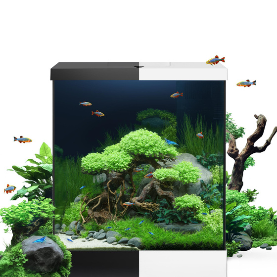 Akwarium Vio Cube 54 czarne