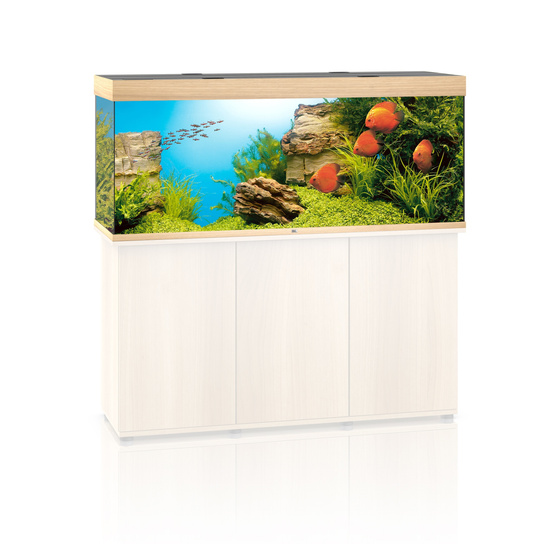 Akwarium Juwel Rio 450 jasne drewno (dąb) HeliaLux Spectrum