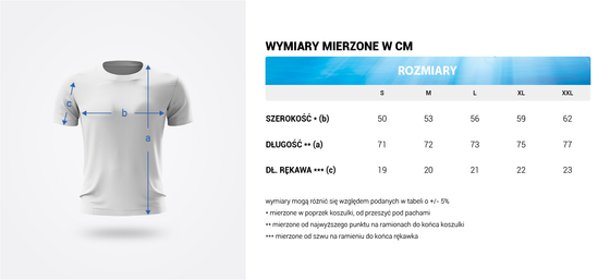 T-shirt męski BORN TO BE AN AQUARIST S biały