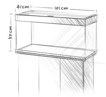 Juwel Rio 180 LED jasne drewno (dąb) (2x belka) akwarium z szafką