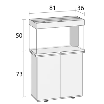 Akwarium Juwel Rio 125 szare HeliaLux Spectrum