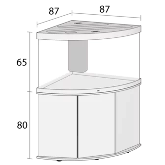Akwarium Juwel Trigon 350 białe HeliaLux Spectrum