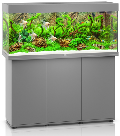 Akwarium Juwel Rio 240 szare HeliaLux Spectrum