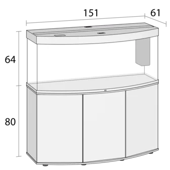 Akwarium Juwel Vision 450 LED czarne