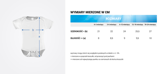 Body dziecięce BORN TO BE AN AQUARIST 86-93