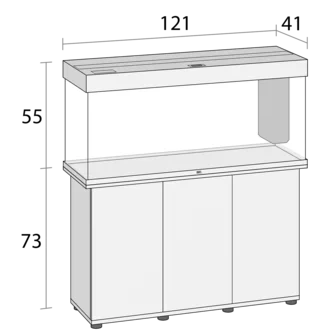 Akwarium Juwel Rio 240 LED czarne