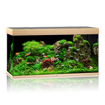 Akwarium Juwel Rio 350 LED jasne drewno (dąb)