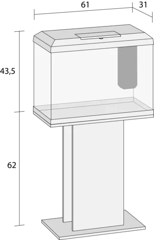 Akwarium Juwel Primo 70 LED 2.0 czarne