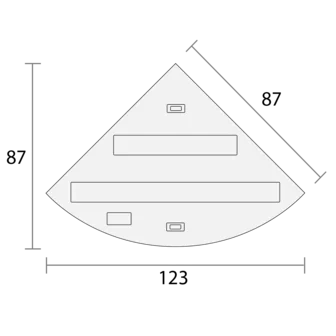 Juwel Trigon 350 jasne drewno (dąb) HeliaLux Spectrum akwarium z szafką