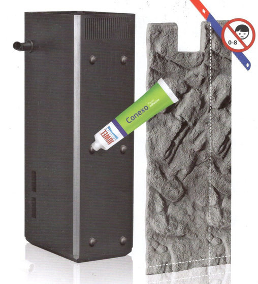 Dekoracyjna osłona filtra Juwel Stone Granite (granit)