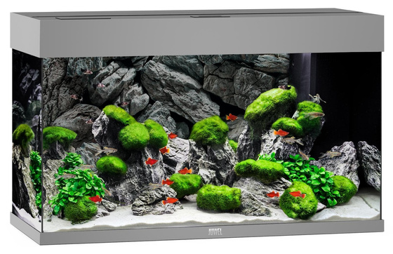 Juwel Rio 125 LED szare akwarium z szafką