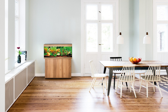 Akwarium Juwel Rio 180 jasne drewno (dąb) HeliaLux Spectrum