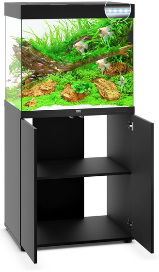 Akwarium Juwel Lido 200 czarne HeliaLux Spectrum