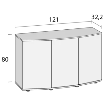 Szafka Juwel SBX Vision 260 jasne drewno (dąb)