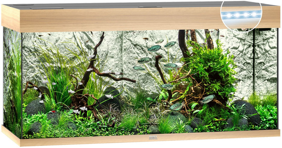 Akwarium Juwel Rio 180 LED jasne drewno (dąb)
