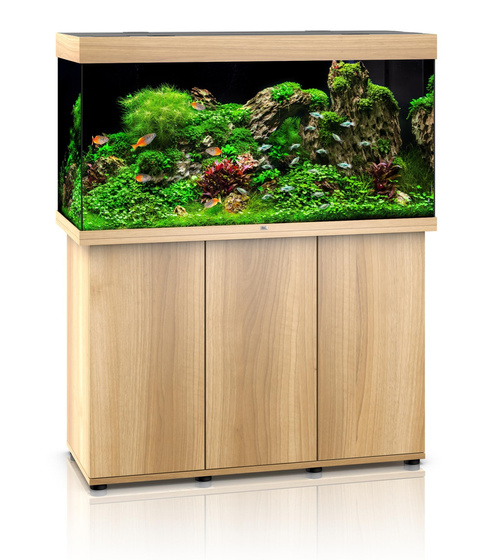 Akwarium Juwel Rio 350 jasne drewno (dąb) HeliaLux Spectrum