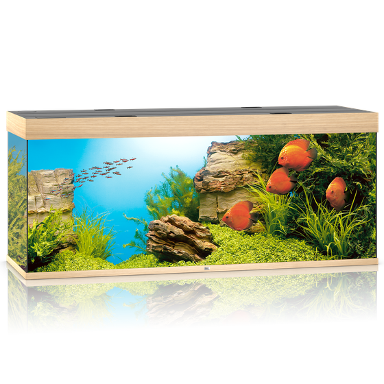 Juwel Rio 450 LED jasne drewno (dąb) (2x belka) akwarium z szafką