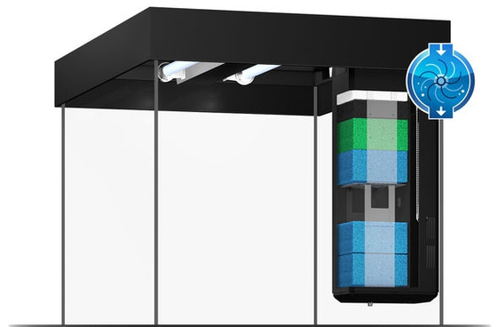 Akwarium Juwel Lido 120 LED jasne drewno (dąb)