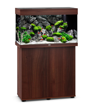 Juwel Rio 125 ciemne drewno HeliaLux Spectrum akwarium z szafką