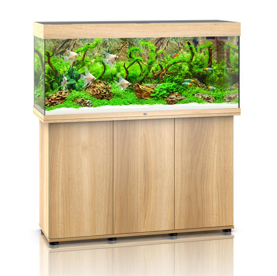 Akwarium Juwel Rio 240 LED jasne drewno (dąb) (2x belka)
