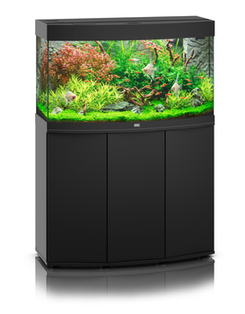 Juwel Vision 180 czarne HeliaLux Spectrum akwarium z szafką